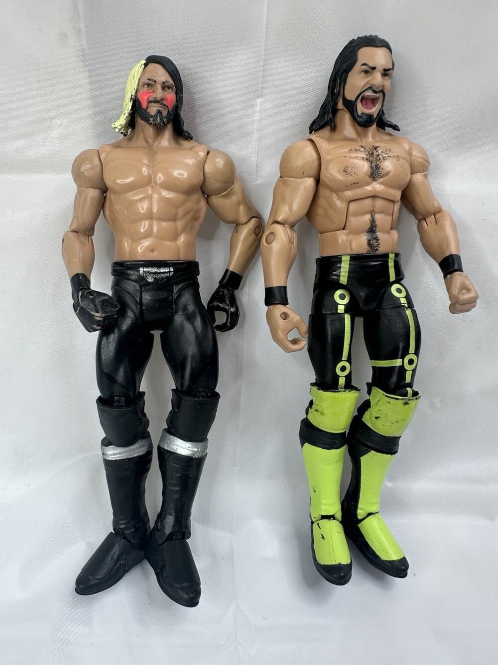 WWE Seth Rollins Mattel Wrestling Action Figure 2011 2012 Lot Of 2